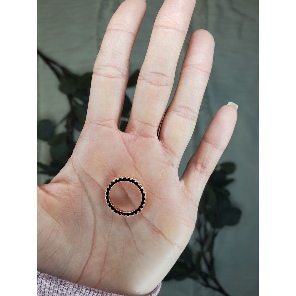 Adornia 14K Rose Gold Plated Swarovski Crystal Band - Picture 6 of 8